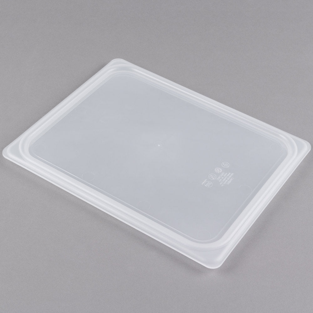 Cambro Camwear 1/2 Size Translucent Polypropylene Seal Cover