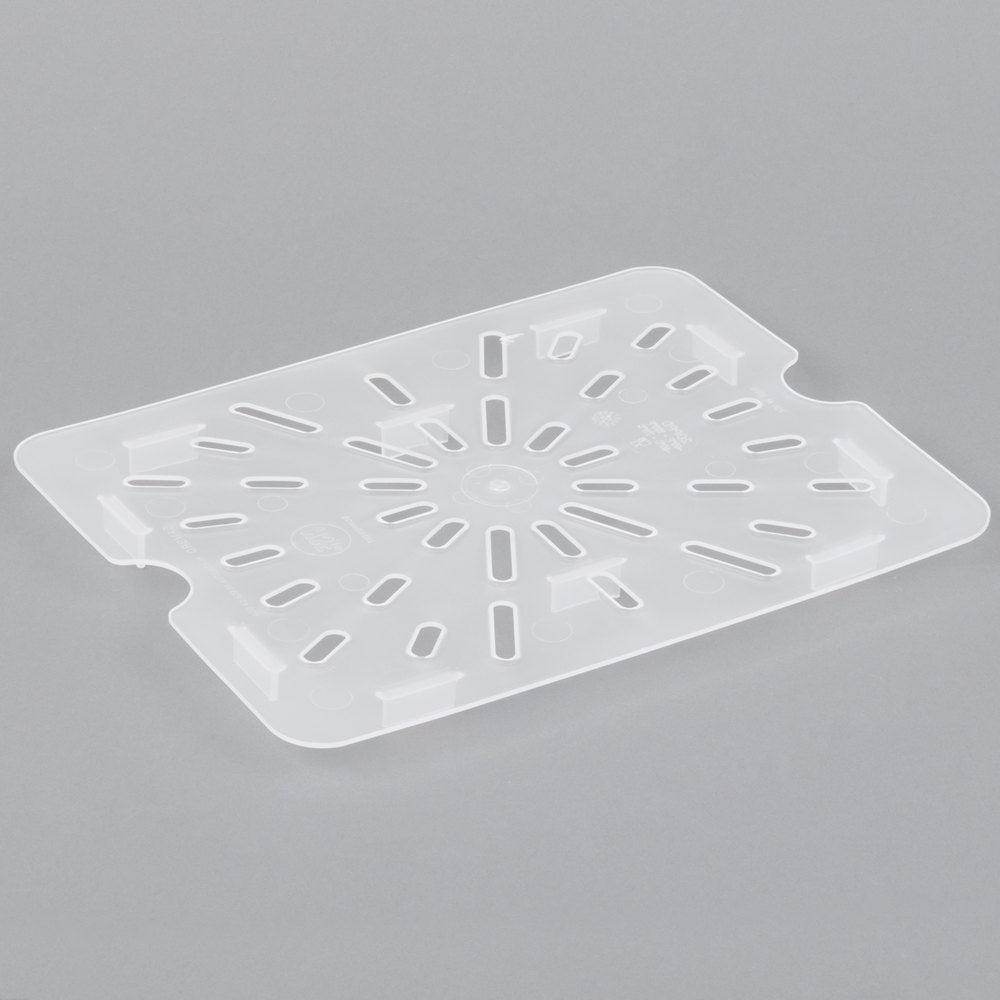 Cambro 1/2 Size Translucent Polypropylene Drain Tray