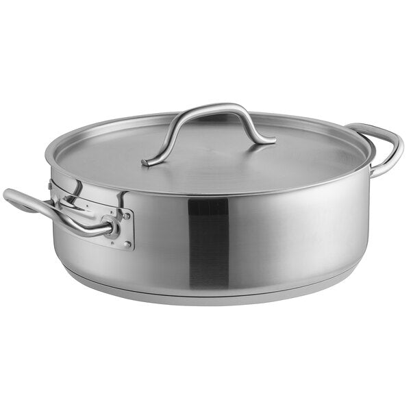 Stainless Steel Brazier Pan with Cover