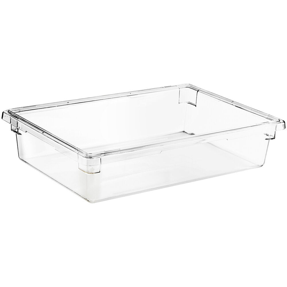 Cambro Camwear 26" x 18" x 6" Clear Polycarbonate Food Storage Box