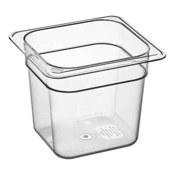 Polycarbonate Food Pan 1/6