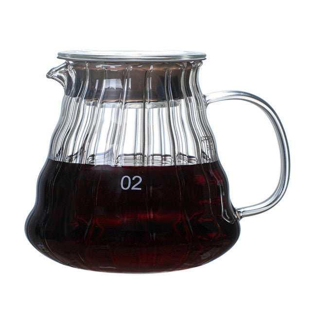 600ml Coffee Glass Pot - Brewing Edge