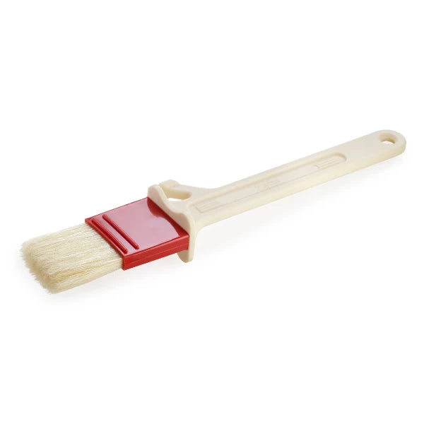 Pastry Brush, Natural Bristles, width 4 cm / Holder & Hook - Thermohauser