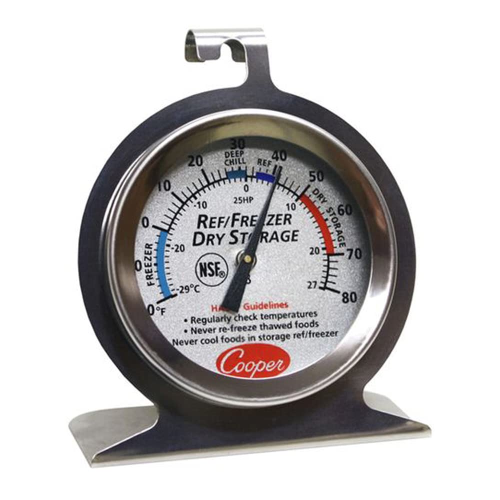 Cooper-Atkins 25HP-01-1 Thermometer for Refrigerator, Freezer, and Dry Storage