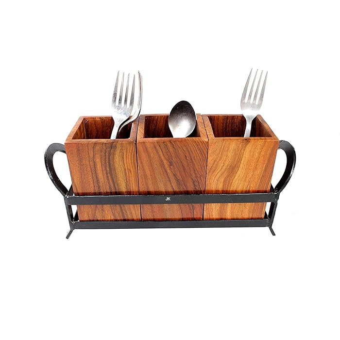 Wooden Cutlery Holder