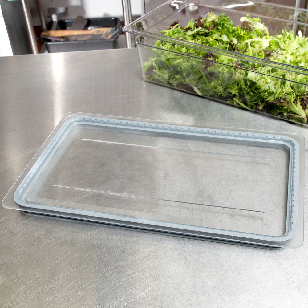 Cambro Camwear Full Size Clear Polycarbonate GripLid