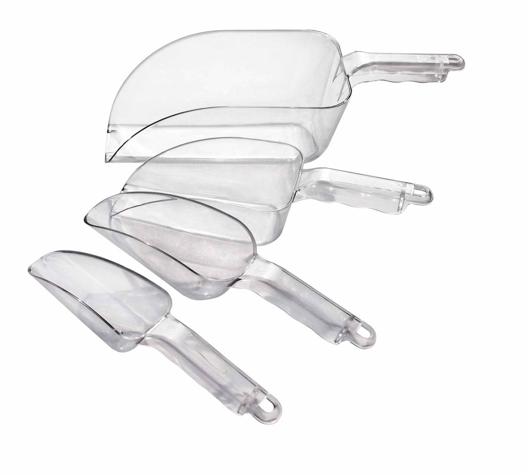 KNICER CLEAR PLASTIC UTILITY SCOOP