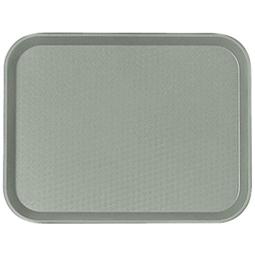 Cambro 12" x 16" Pearl Gray Customizable Fast Food Tray - 24/Case