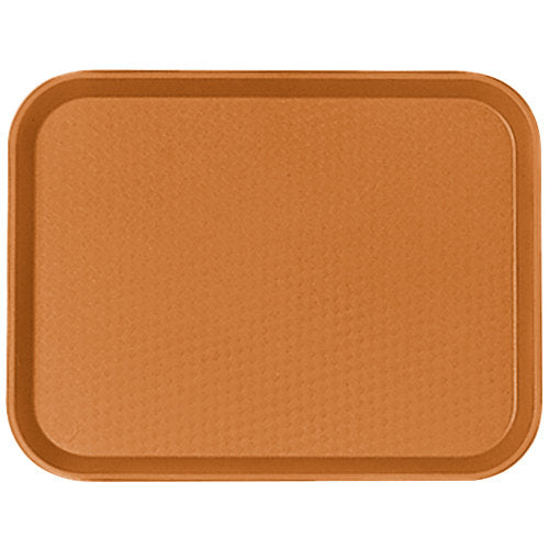 Cambro  14" x 18" Orange Customizable Fast Food Tray - 12/Case