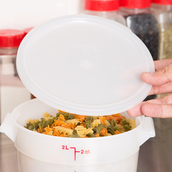 Cambro Translucent Lid for Translucent 2 and 4 Qt. Round Containers