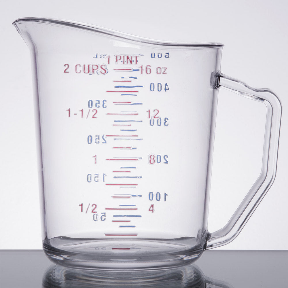 Cambro Camwear 1 Pint Clear Polycarbonate Measuring Cup