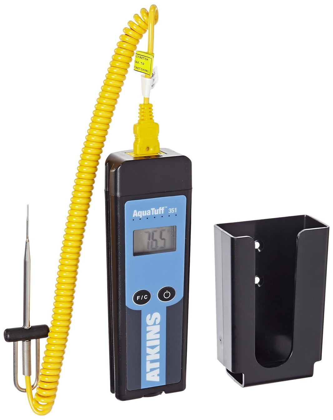 Cooper-Atkins 94003-K AquaTuff Waterproof Type-K Thermocouple Thermometer With Probes And Bracket