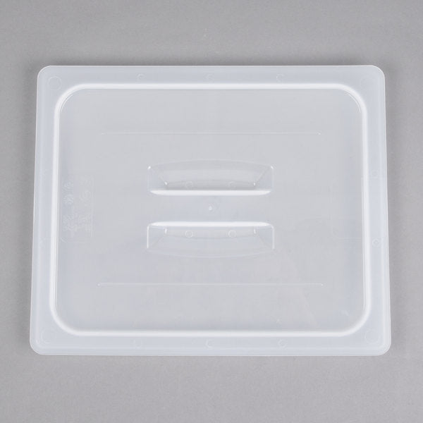 Cambro 1/2 Size Translucent Polypropylene Handled Lid