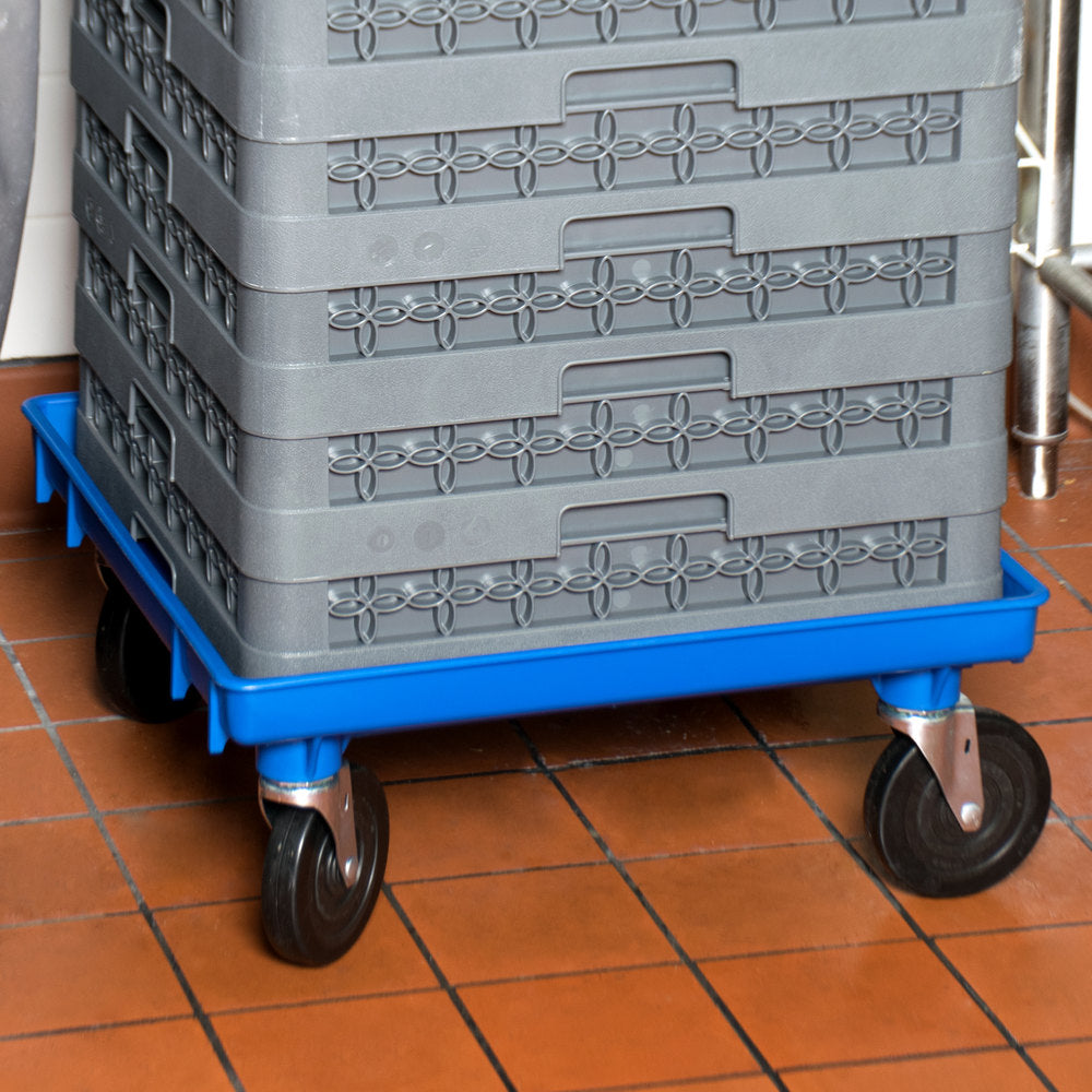 Vollrath Traex® Blue Rack Dolly Base (No Handle) - 21" x 21"