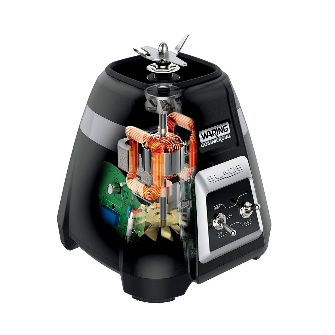 WARING BLADE SERIES 1 HP BLENDER WITH TOGGLE SWITCH CONTROLS AND STAINLESS STEEL CONTAINER