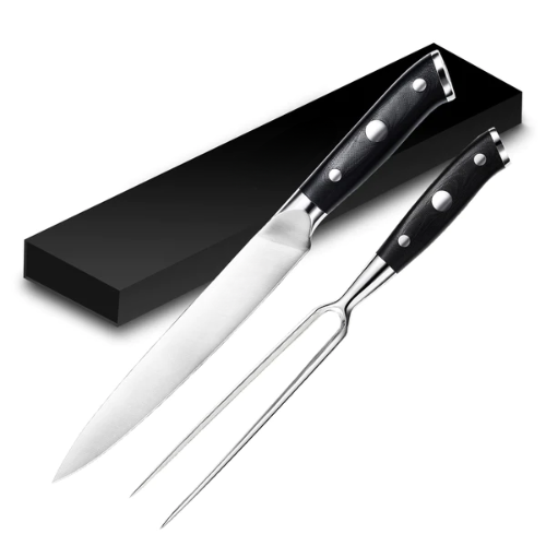KNICER PROFESSIONAL 2 PIECE CARVING KNIFE AND FORK BLADE