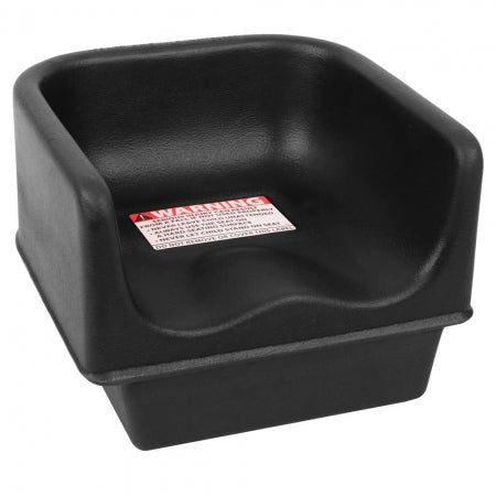 Cambro Black Plastic Booster Seat - Single Height