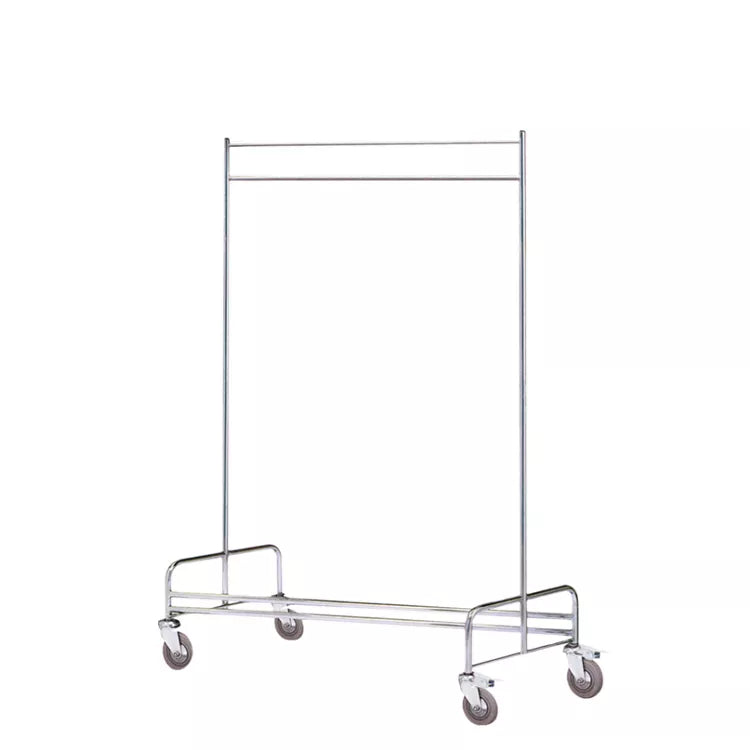 Stainless Steel with Polished Finish Laundry Trolley for Hotel