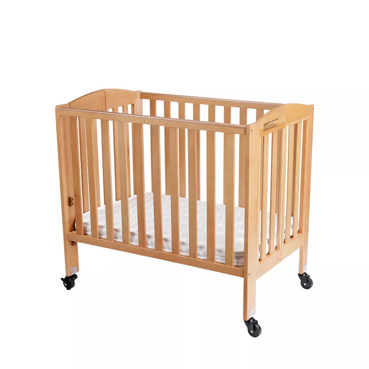 Folding Design Wooden Baby Crib  Solid beech material