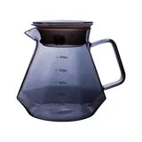 GLASS SERVER 600ML HIGH BOROSILICATE GLASS WITHOUT LID