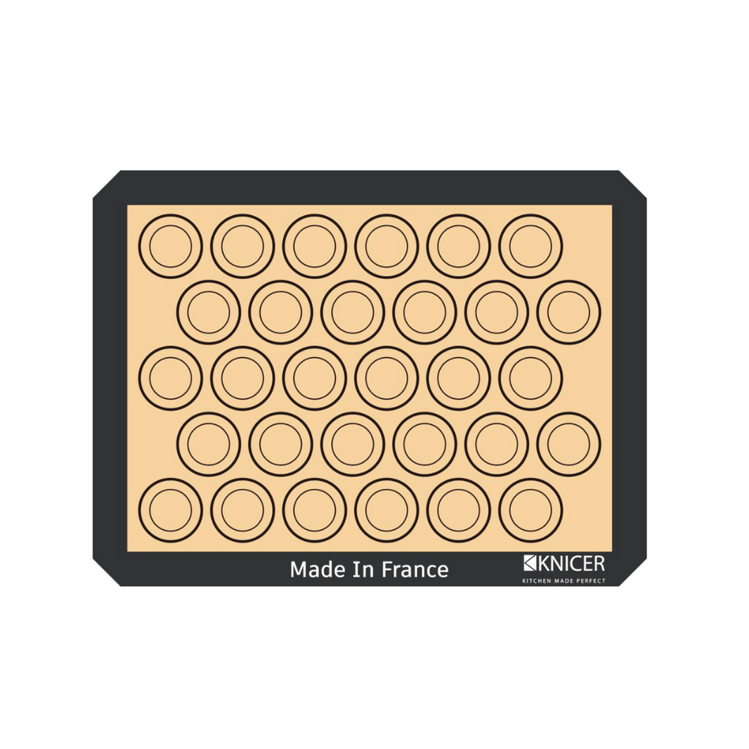 Knicer 30 x 40 cm Silicone Macaron / Cookie Baking Mat