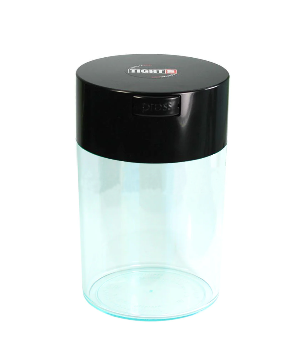 Black Cap Clear Body Airtight Multi-Use Vacuum Seal Portable Storage Container - TightVac