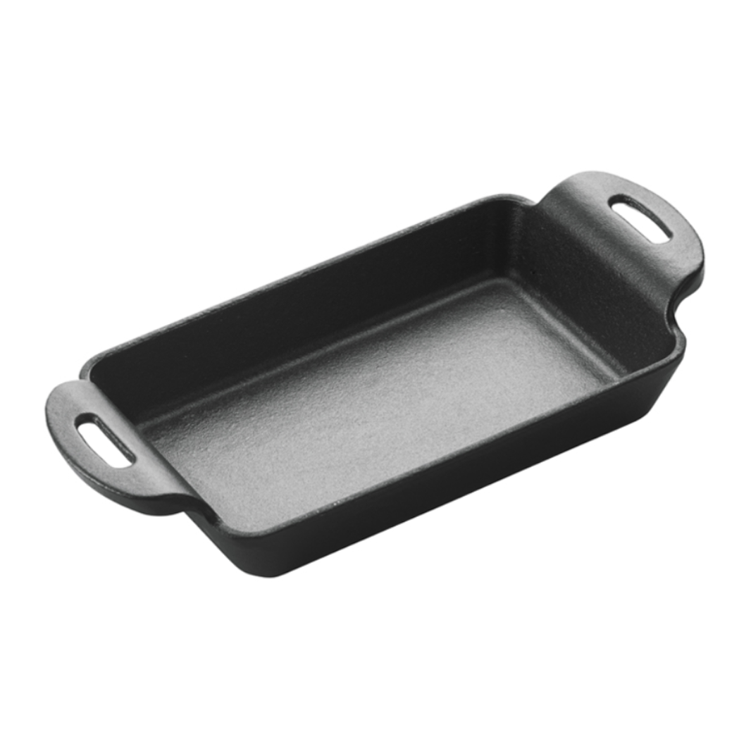 7″ x 4-3/4″, 14ozRectangular Enamel Finish FireIron™ Mini Cast Iron Server - Winco