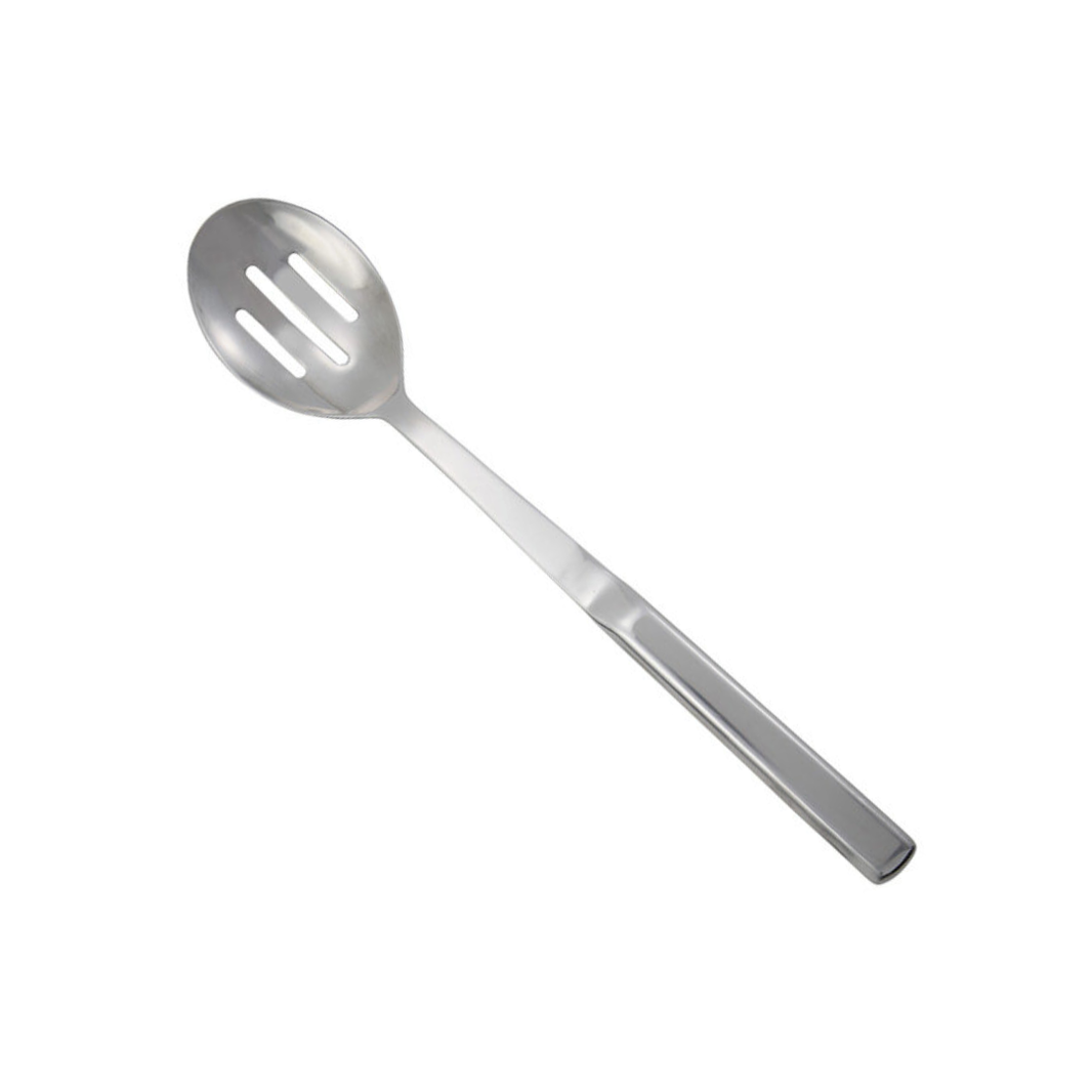 11 3/4" Hollow Stainless Steel Handle Slotted Serving Spoon / Winco