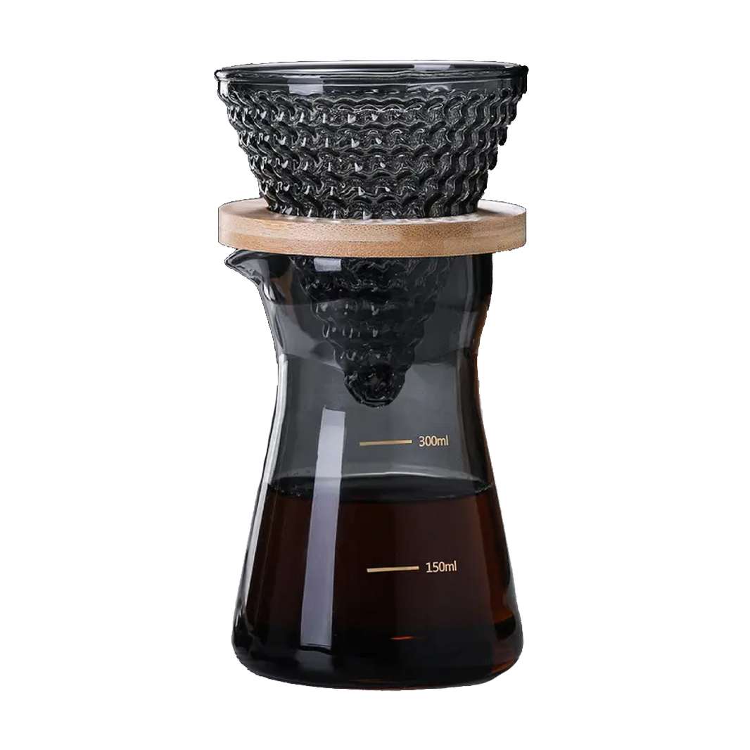300ml Glass Coffee Drip Set - Brewing Edge