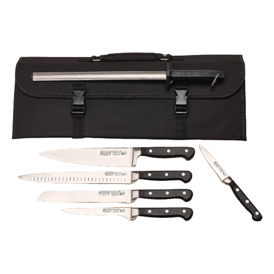 Acero 7 Piece Knife Set With Bag