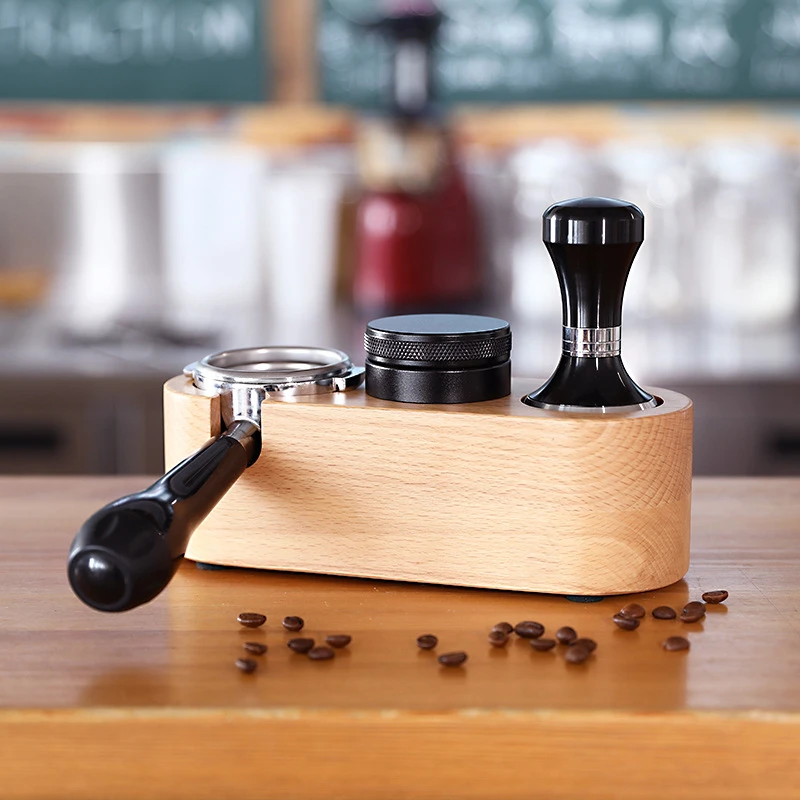 Coffee Tamper Holder Wood 51/58 mm - Brewing Edge