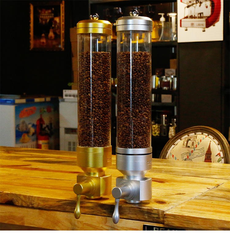 1800 gm Acrylic Coffee Bean Dispenser - Brewing Edge