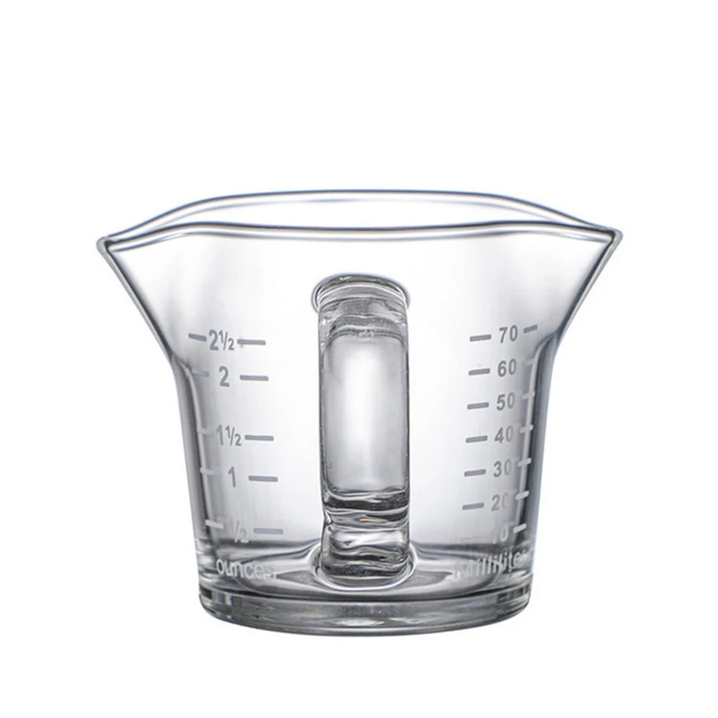 70ml Glass Milk Cup With Double Spout - Brewing Edge
