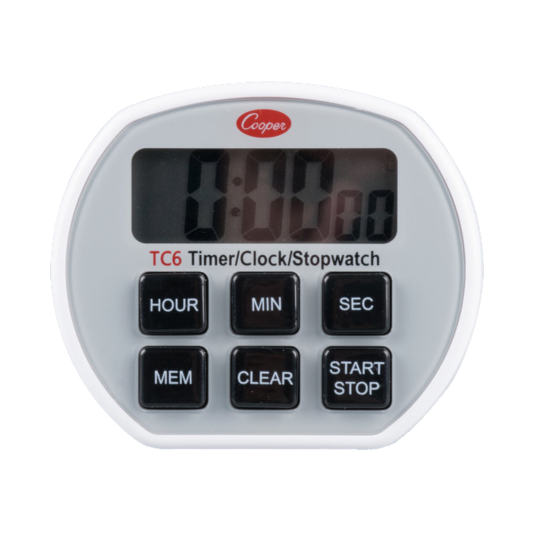 Cooper Atkins 24 Hour Kitchen Timer with Clock