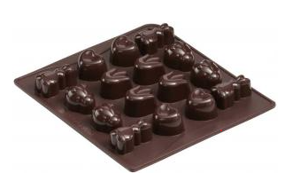 SILICONE CHOCOLATE CANDY MOULD, FANTASY 15 CUP