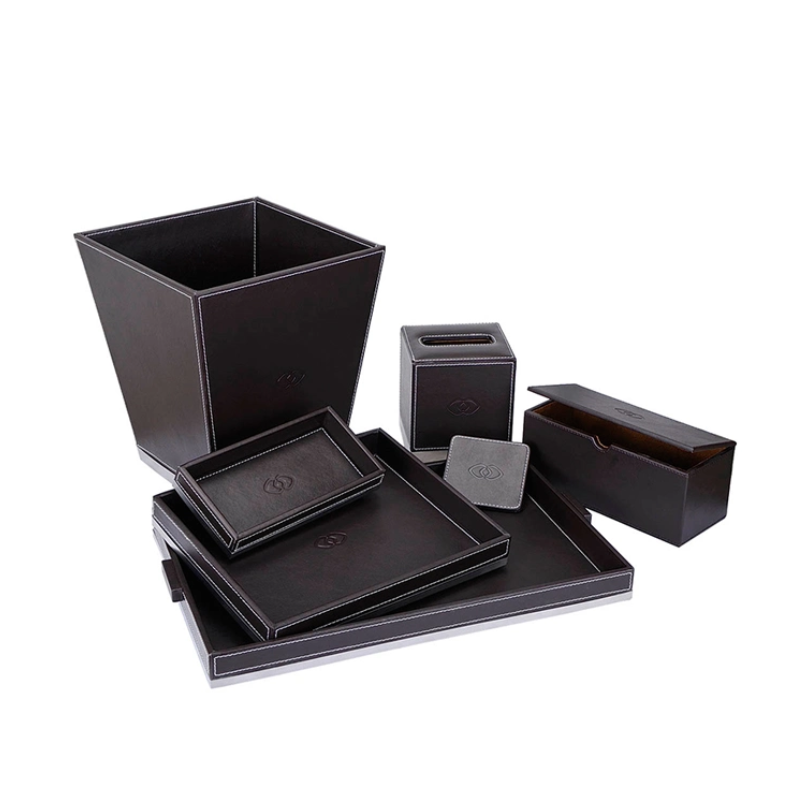 High Quality Leather Coffee Hotel Amenities