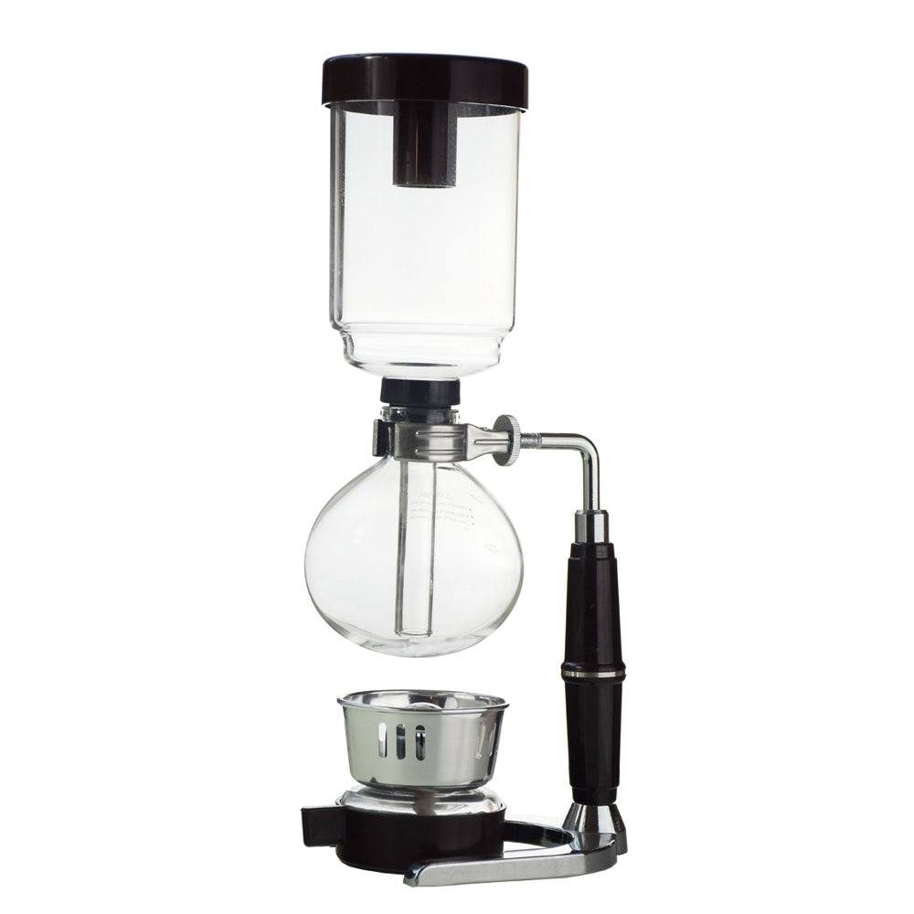 Coffee Syphon with Alcohol Burner Stainless Steel & Heat Resistant Glass - Brewing Edge