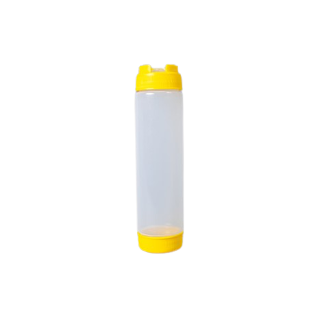 Yellow FIFO Squeeze Sauce Dispenser Bottle With Lid / KNICER
