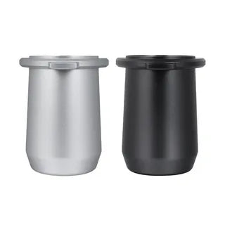PORTAFILER PRECISION DOSING CUP WITH ANTI SLEEVE 58 MM CAPACITY-120 ML/50G FOOD GRADE 304 STAINLESS STEEL