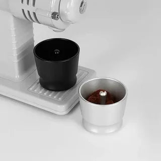 "BARISTA ESPRESSO CREATIVE DOSING RING FOOD GRADE ALUMINUM ALLOY  SILVER/BACK"