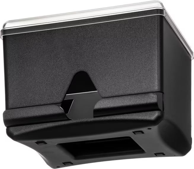 San Jamar ST500 Double-Sided Bulk Straw Dispenser - Black