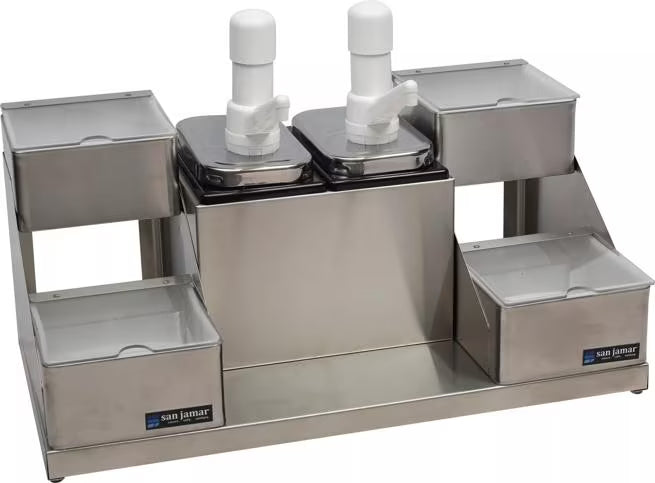 Self-Service Condiment Center - Silver