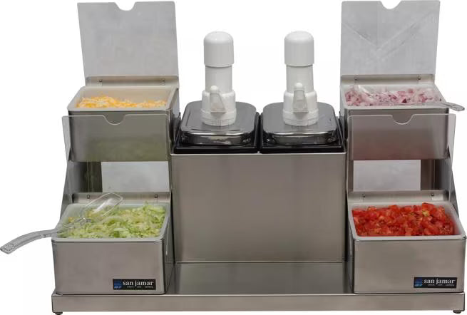 Self-Service Condiment Center - Silver