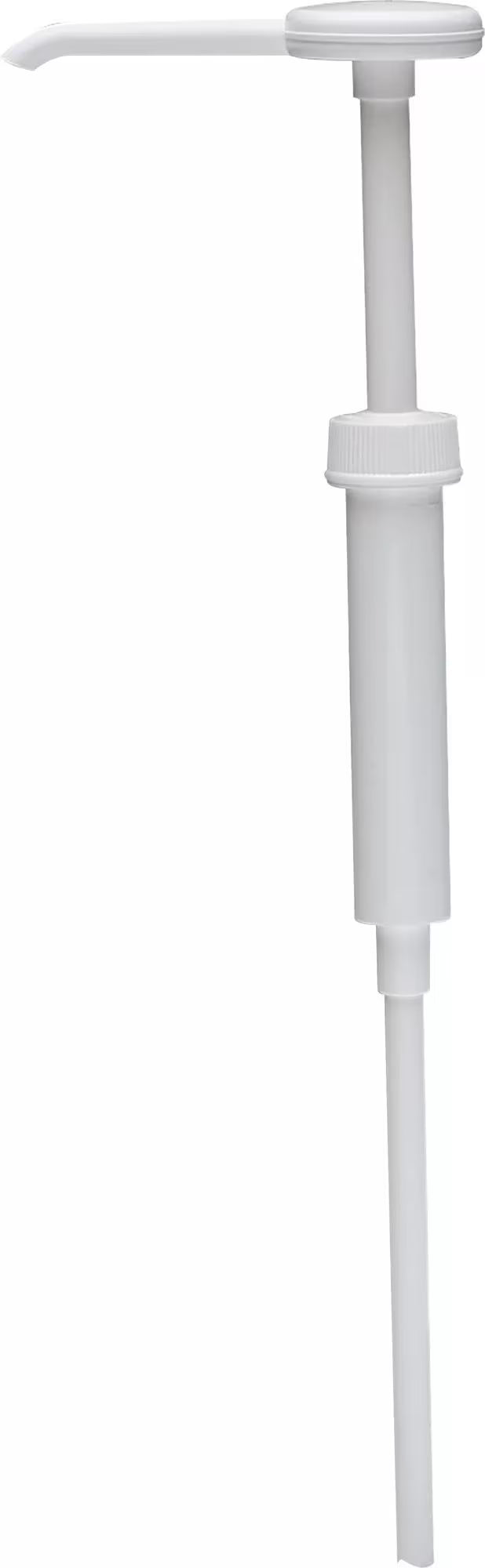 San Jamar P7300 1 oz. White Replacement Condiment Dispenser Pump - 2/Pack