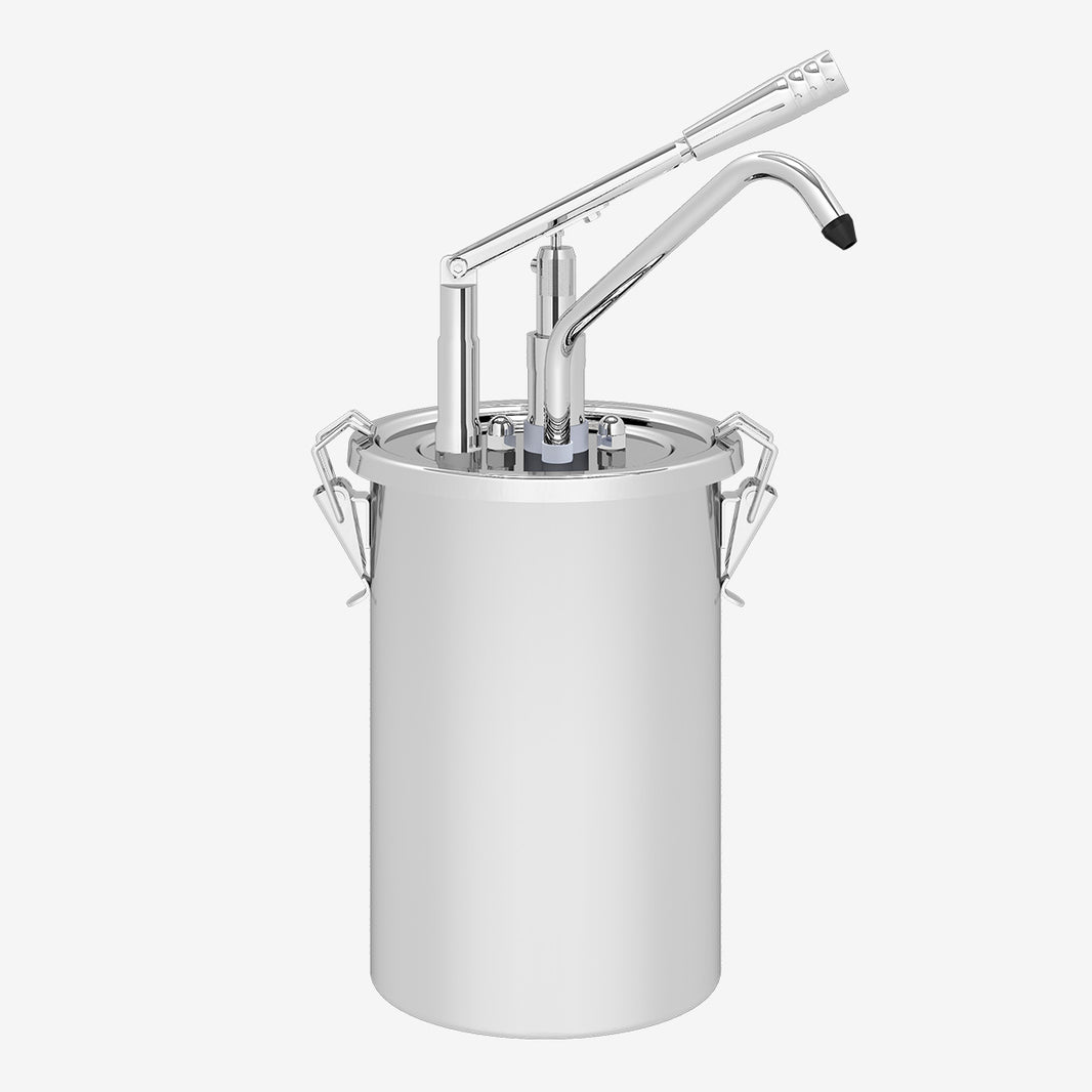 Lever Dispenser with 4,5 Ltr. Stainless Steel Locksafe Container