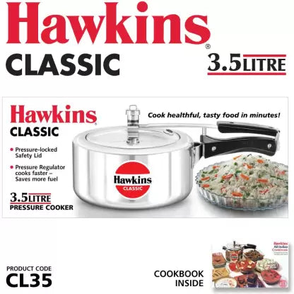 Pressure Cooker 3.5 L Hawkins Classic (CL35)