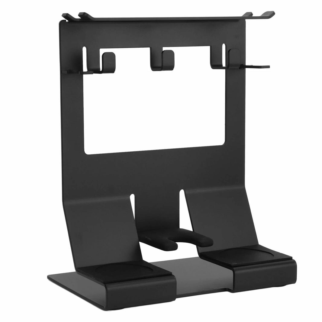 "COFFEE TOOL STATION RACK- BLACK MATERIAL- IRON + STAINLESS STEEL DIM- 23x14.75x29 CM"