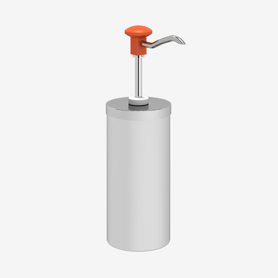 Push Button Dispenser with Cylindrical Container