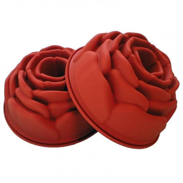 BIG ROSE FLOWER CLASSIC CAKES SILICONE BAKING MOULD