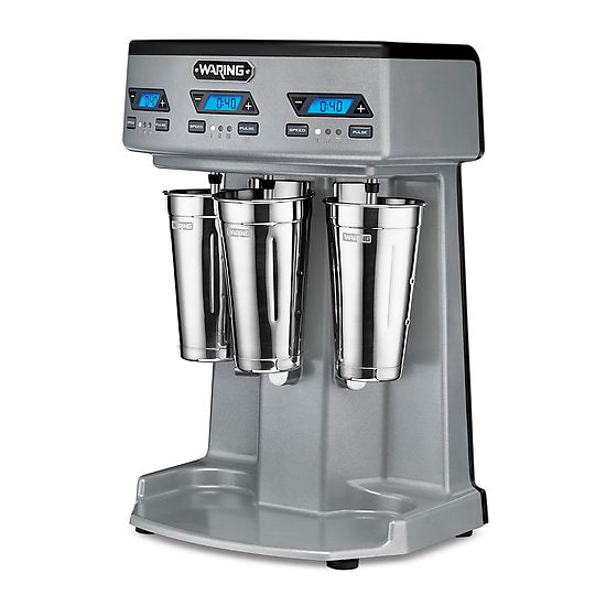 Waring HEAVY-DUTY TRIPLE-SPINDLE DRINK MIXER WITH TIMER